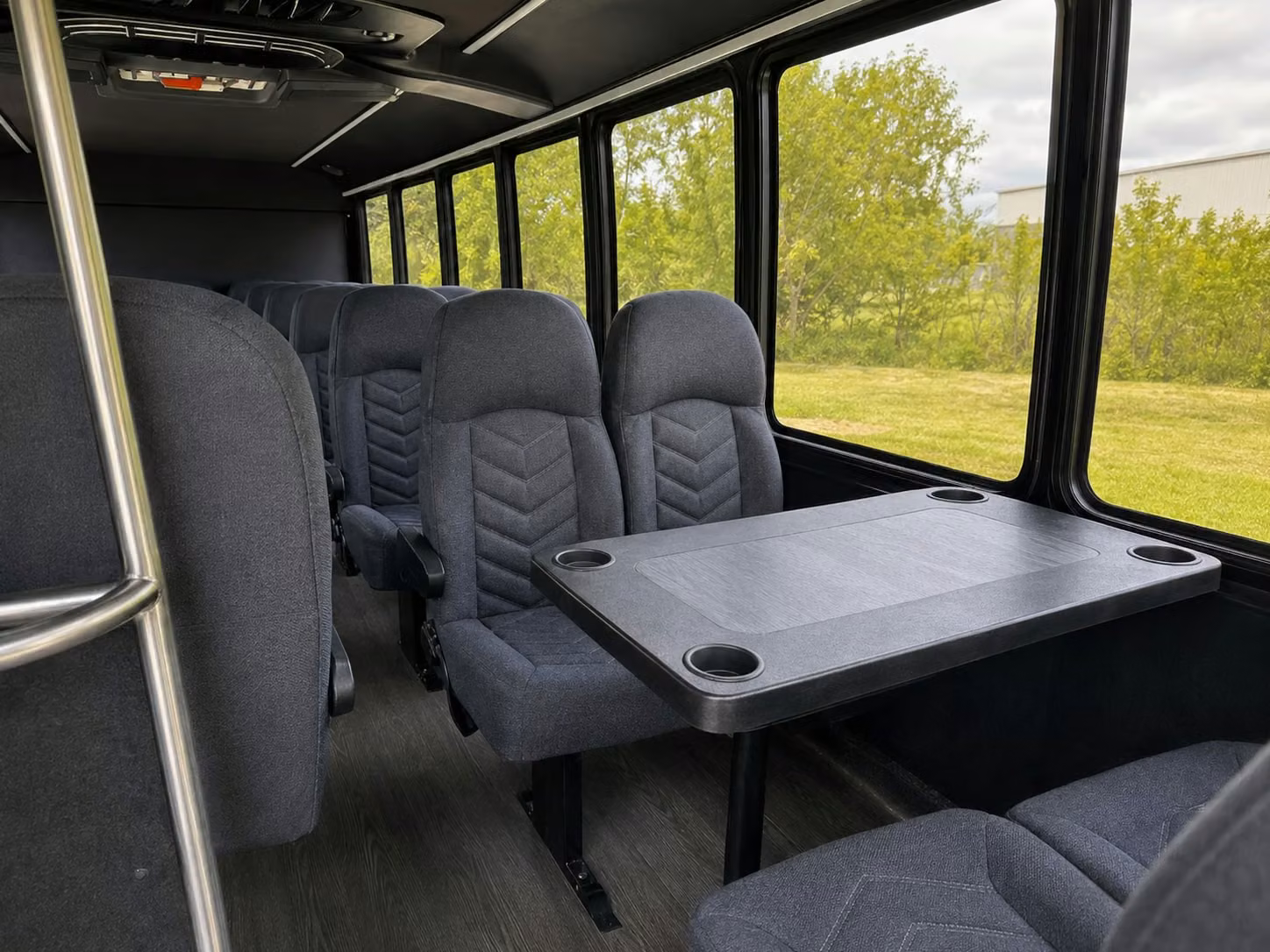 15 passenger minibus inside