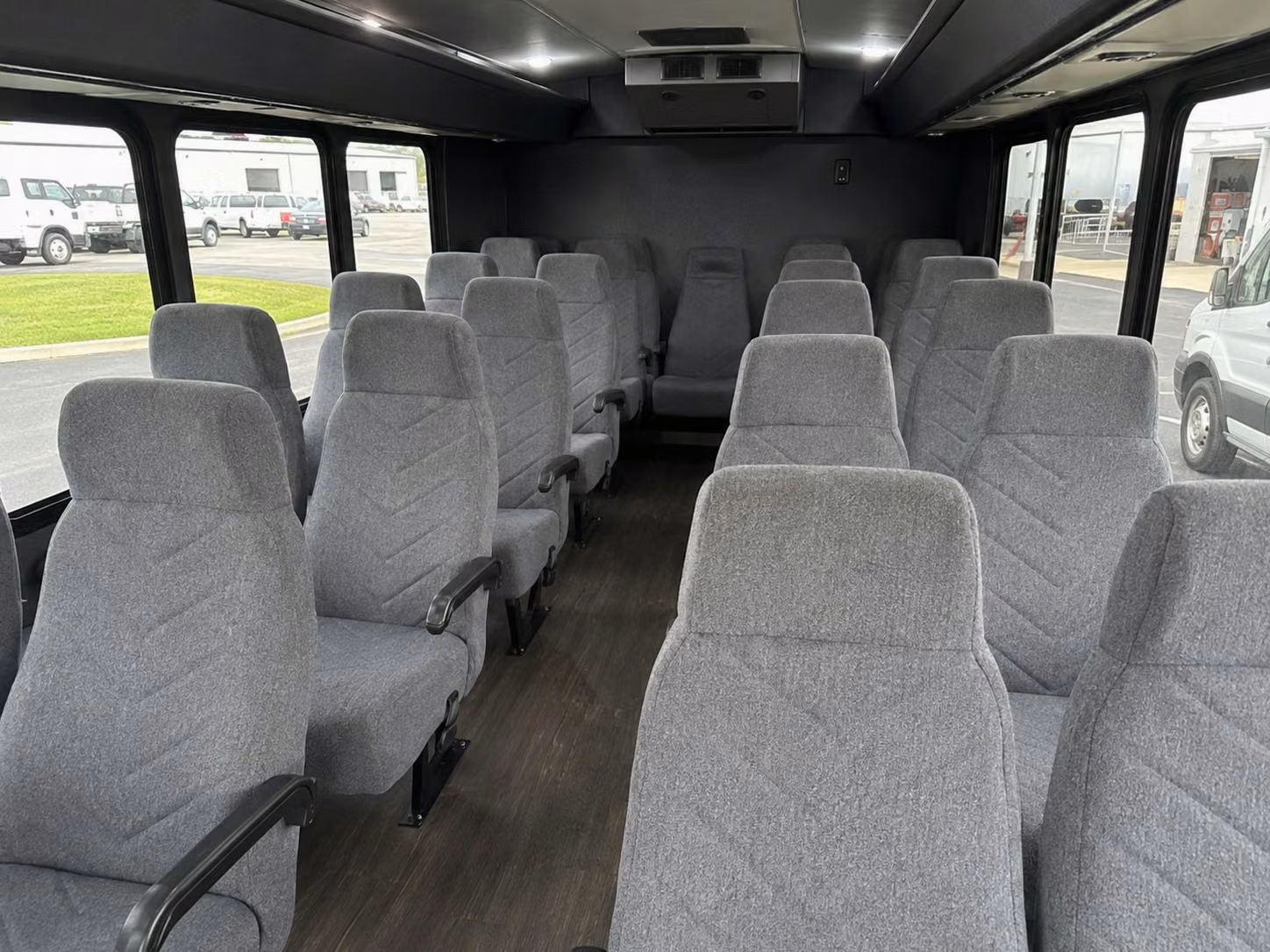 18 passenger minibus interior