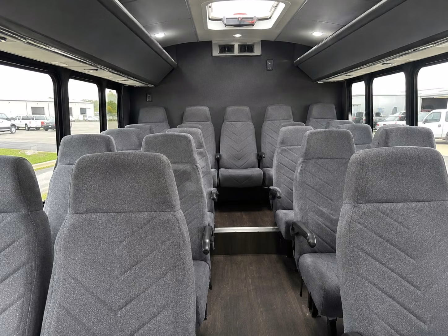 20 passenger minibus inside