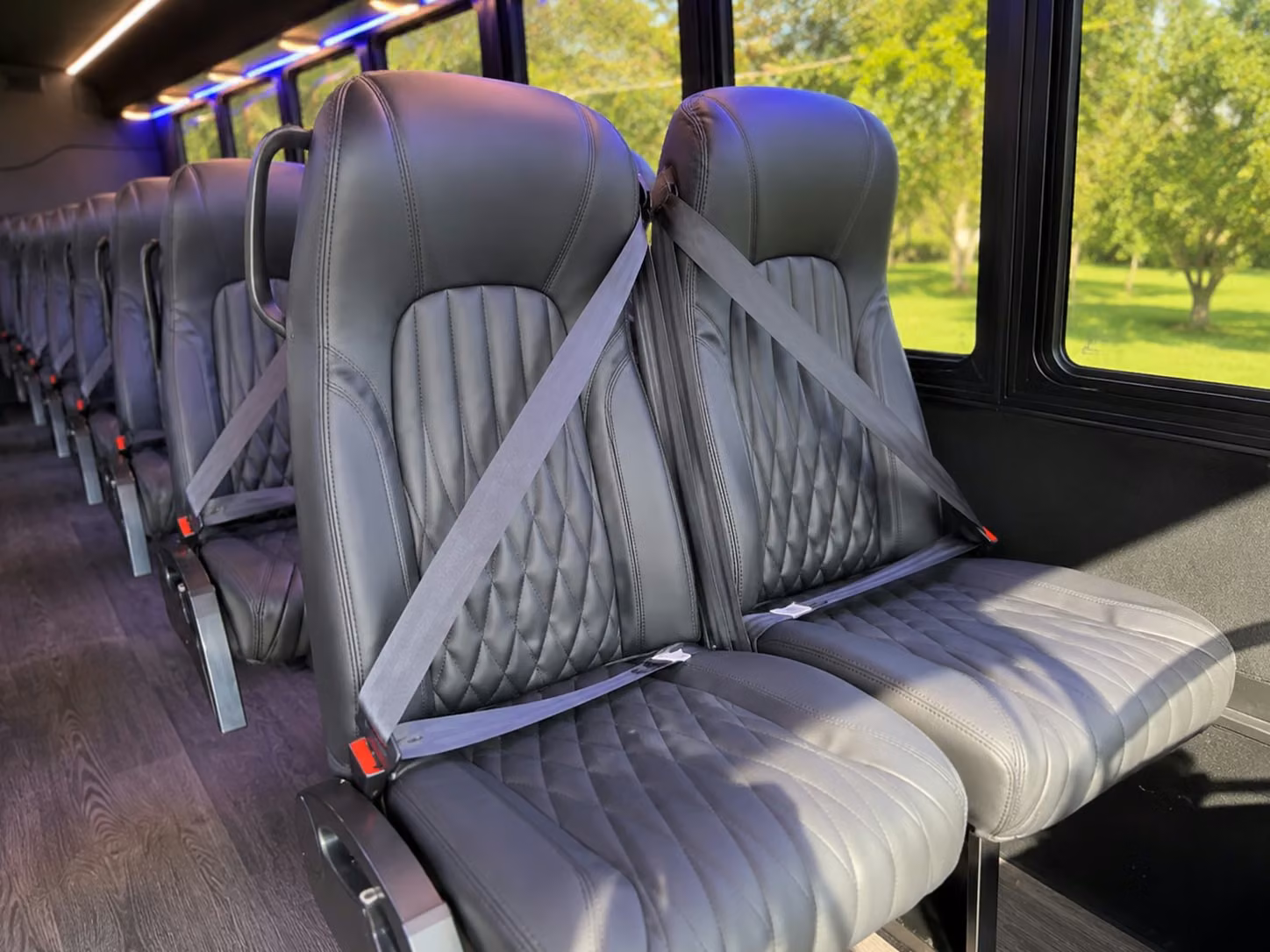 20 passenger minibus interior