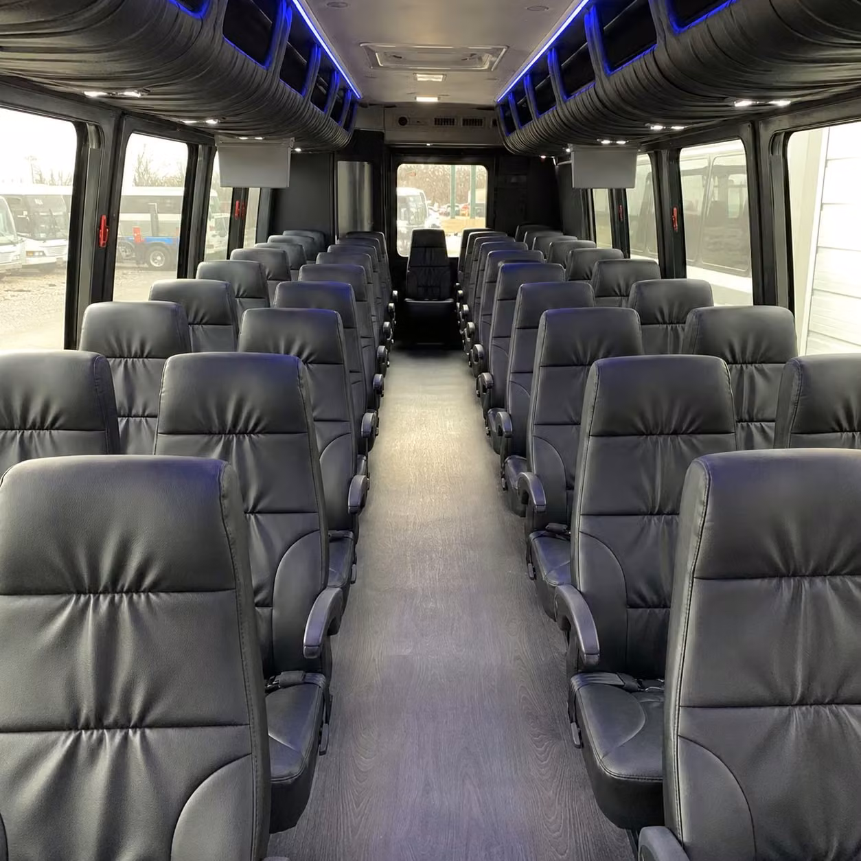 25 passenger minibus inside