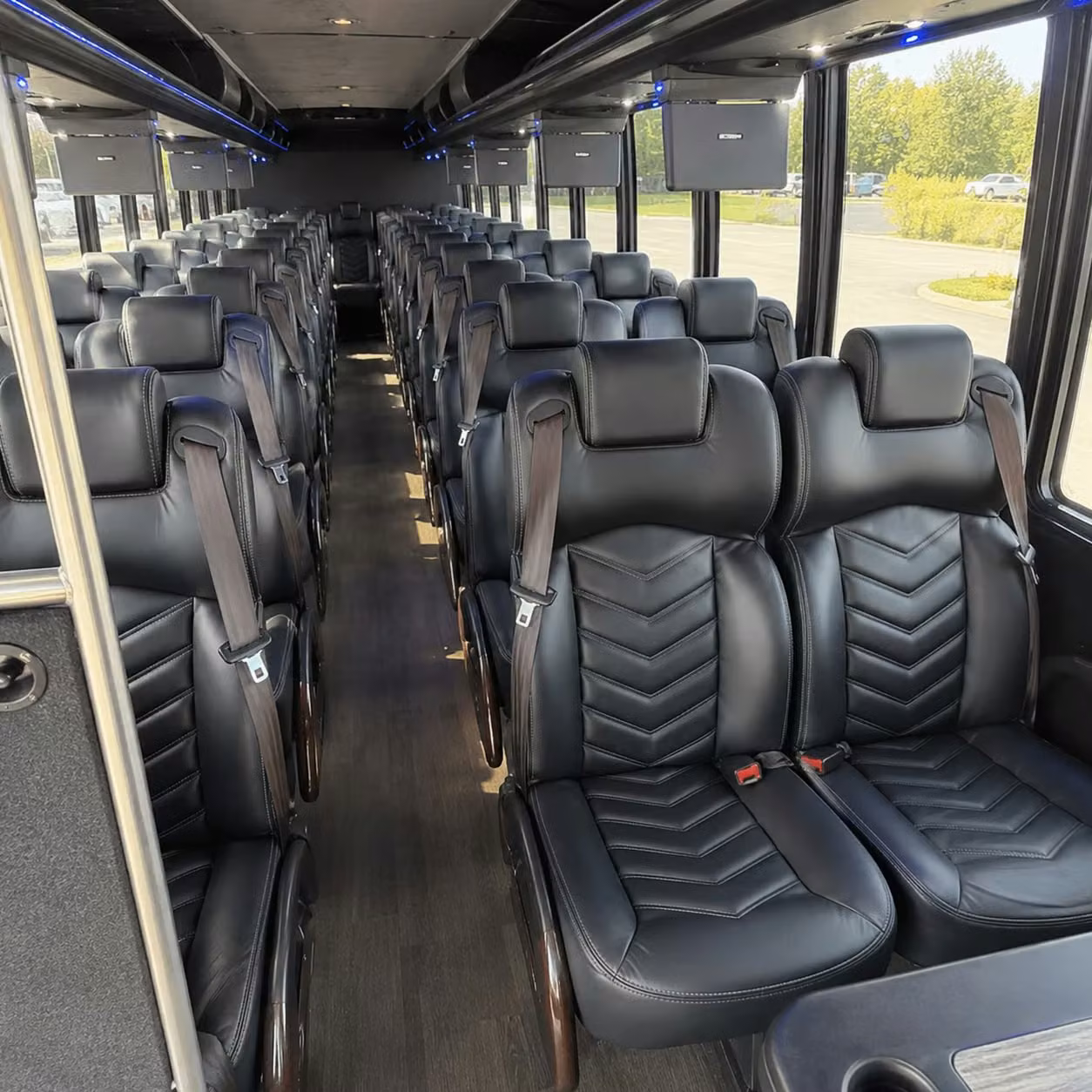 25 passenger minibus interior