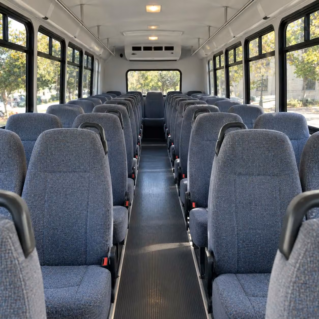 28 passenger minibus inside