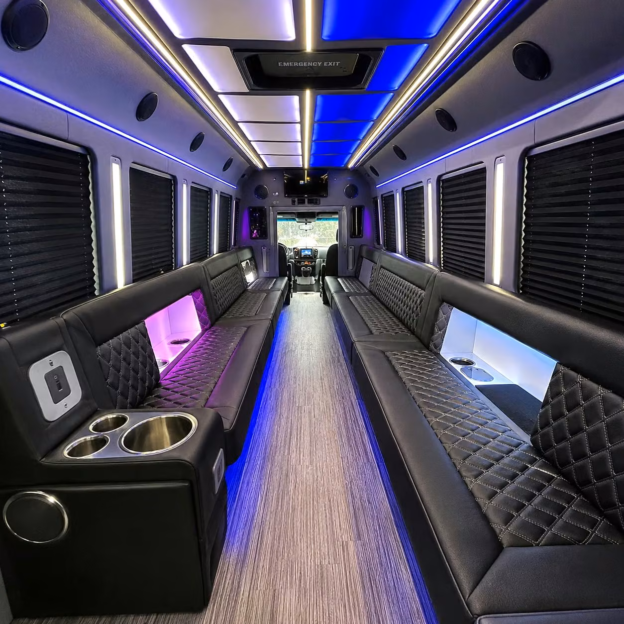 party bus interior